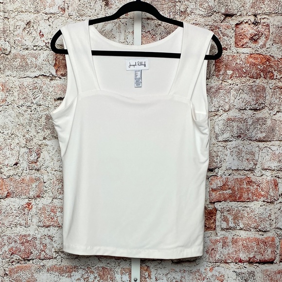 Joseph Ribkoff Tops - Joseph Ribkoff Women's White Layering Tank Top Size 12